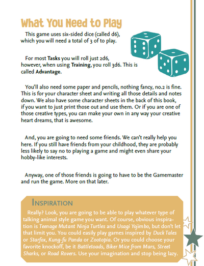 Teenange Mutant Dirtbags - The Role-Playing Game